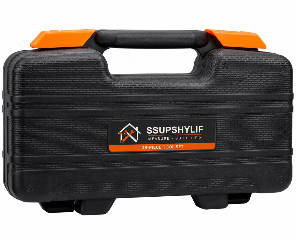 39-Piece Household Tool Set with Storage Case, Home Repair Hand Tool Kit for DIY, Furniture Assembly, Maintenance & Daily Household Repairs