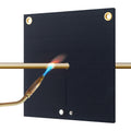 Hvac Tools Welding Blanket Fireproof, 12x12inch Soldering Heat Shield Mat for Torch, Flame Protector, Soldering Repairs with Hole for Pipe, Welding Pad for Plumbing