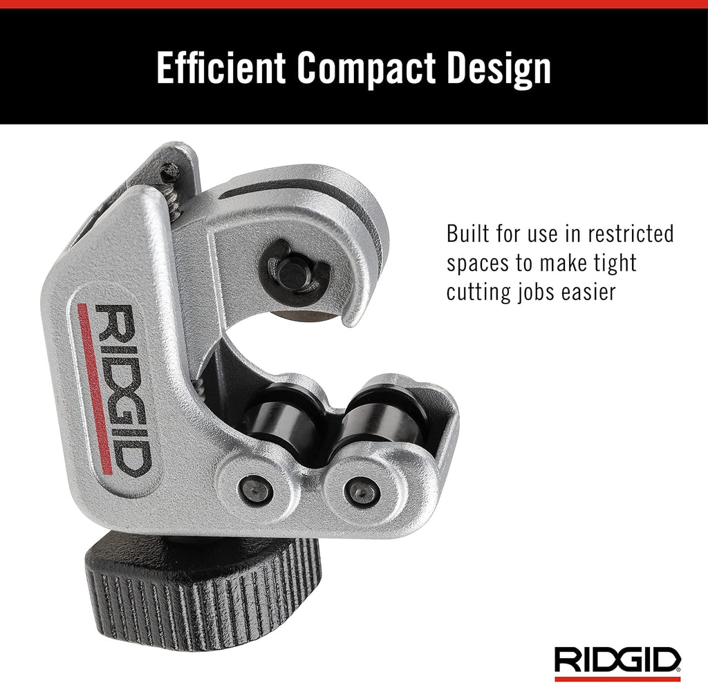 Ridgid - CC247 RIDGID 40617 Model 101 Close Quarters Tubing Cutter, 1/4-inch to 1-1/8-inch Tube Cutter Silver