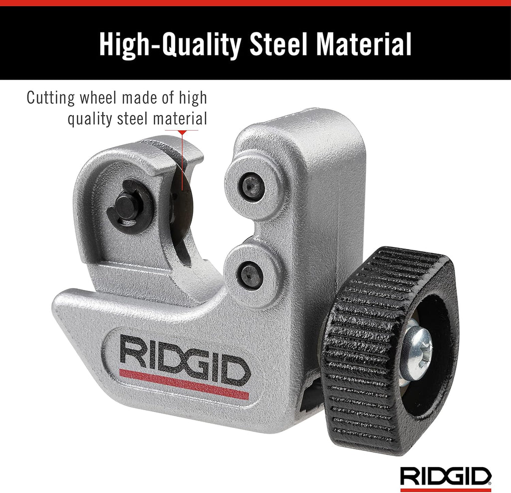 Ridgid - CC247 RIDGID 40617 Model 101 Close Quarters Tubing Cutter, 1/4-inch to 1-1/8-inch Tube Cutter Silver
